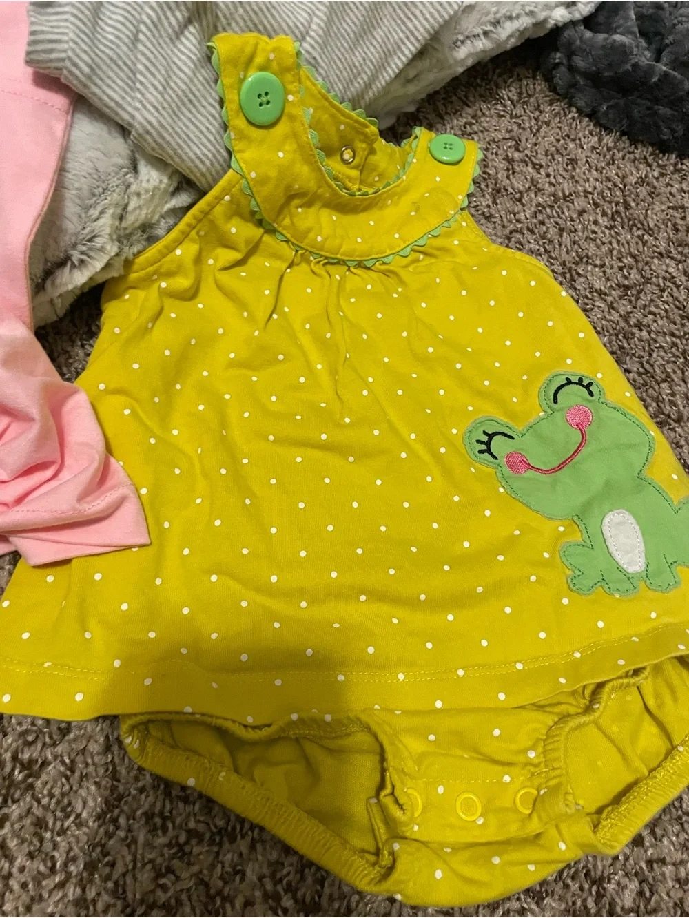 Baby Girl 7 Pieces Bundle size 24 M Carter’s & Garanimals Jumper, pants + more - Picture 2 of 11